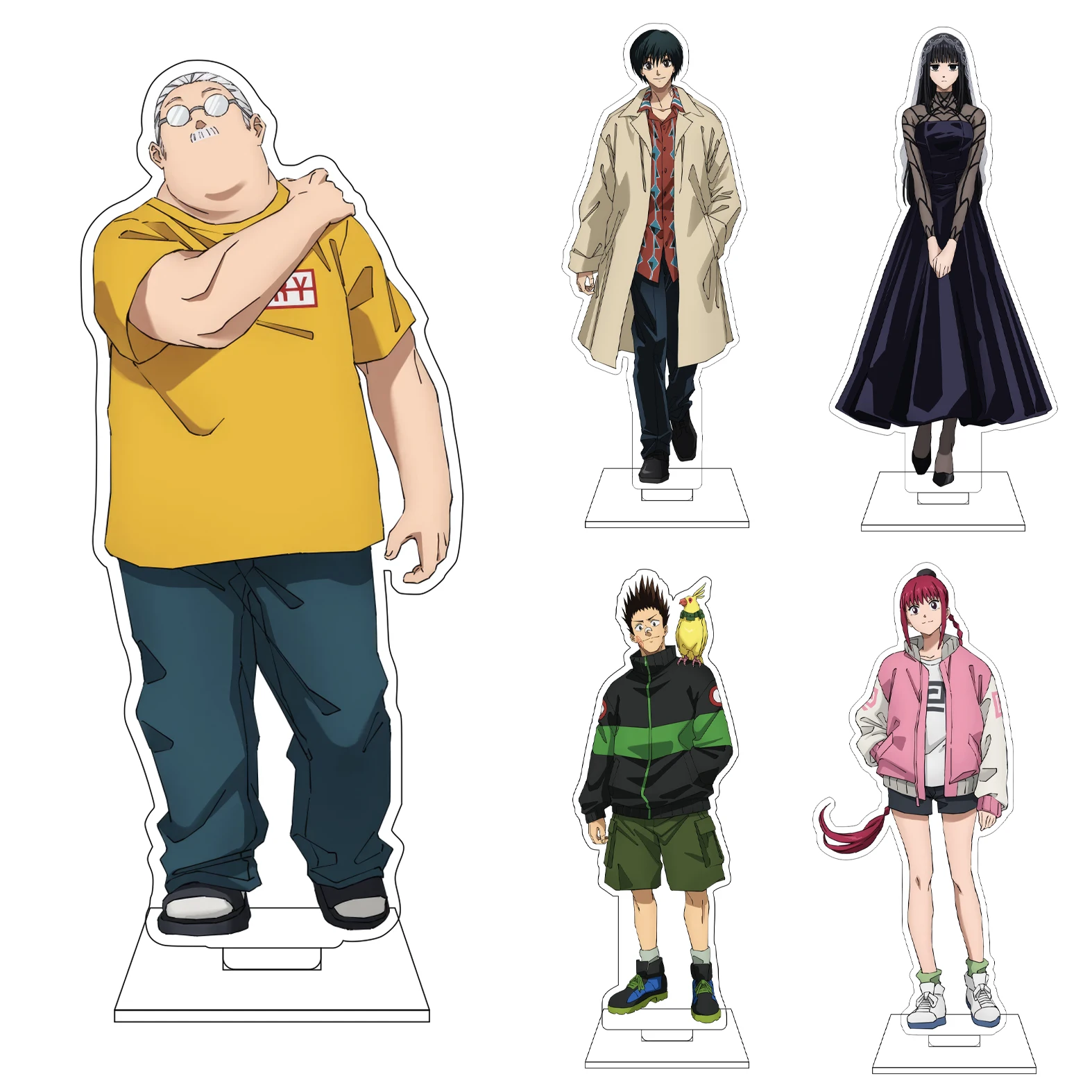 16CM Anime SAKAMOTO DAYS Cosplay Acrylic Figure Stand Osaragi Mashimo Heisuke Lu Shaotang Taro Sakamoto Ornaments Gifts
16CM Anime SAKAMOTO DAYS Cosplay Acrylic Figure Stand Osaragi Mashimo Heisuke Lu Shaotang Taro Sakamoto Ornaments Gifts