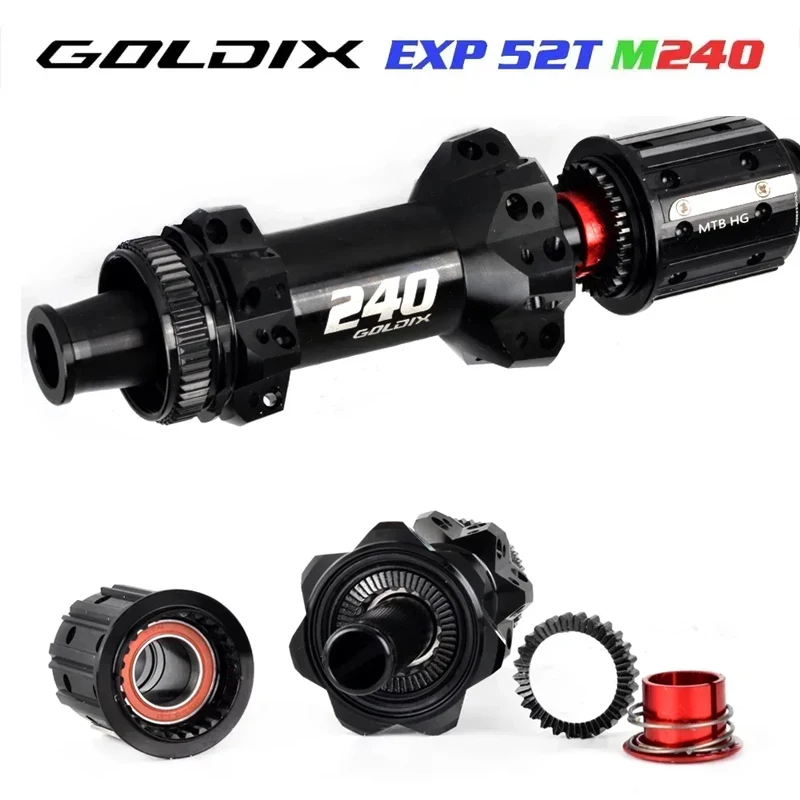 GOLDIX M240 BOOST Central Lock 28H EXP52T Ratchet Mountain Bike Hub Suitable For SHIMANO 11/12 Speed Bicycle Accessories
GOLDIX M240 BOOST Central Lock 28H EXP52T Ratchet Mountain Bike Hub Suitable For SHIMANO 11/12 Speed Bicycle Accessories