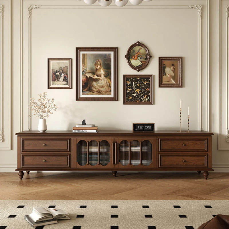 American Wooden TV Cabinet Storage Lockers Integrated Designer Living Room Tv Table 2025 Walnut Fernsehen Tisch Furniture Home
American Wooden TV Cabinet Storage Lockers Integrated Designer Living Room Tv Table 2025 Walnut Fernsehen Tisch Furniture Home