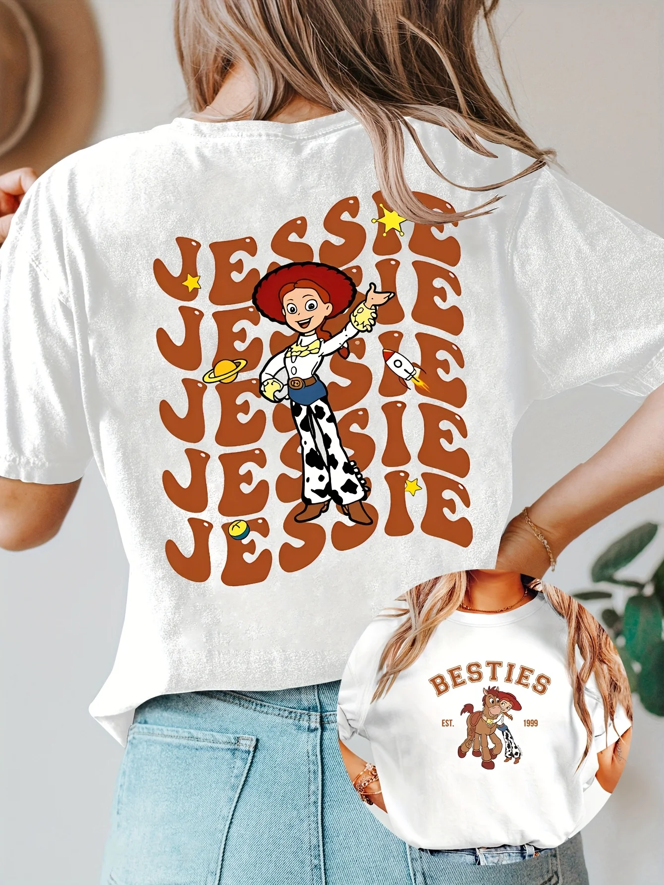 2025 Disney Pattern Printed Women's Casual Comfortable Unique Smiling Face Black Round Neck Short Sleeve T-shirt
2025 Disney Pattern Printed Women's Casual Comfortable Unique Smiling Face Black Round Neck Short Sleeve T-shirt