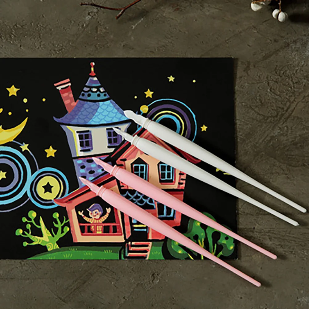 12 Pcs Scratch Pens Colored Stylus Kids Art Painting Tools Plastic Sticks Vibrant Colors Child Drawing Supplies
12 Pcs Scratch Pens Colored Stylus Kids Art Painting Tools Plastic Sticks Vibrant Colors Child Drawing Supplies