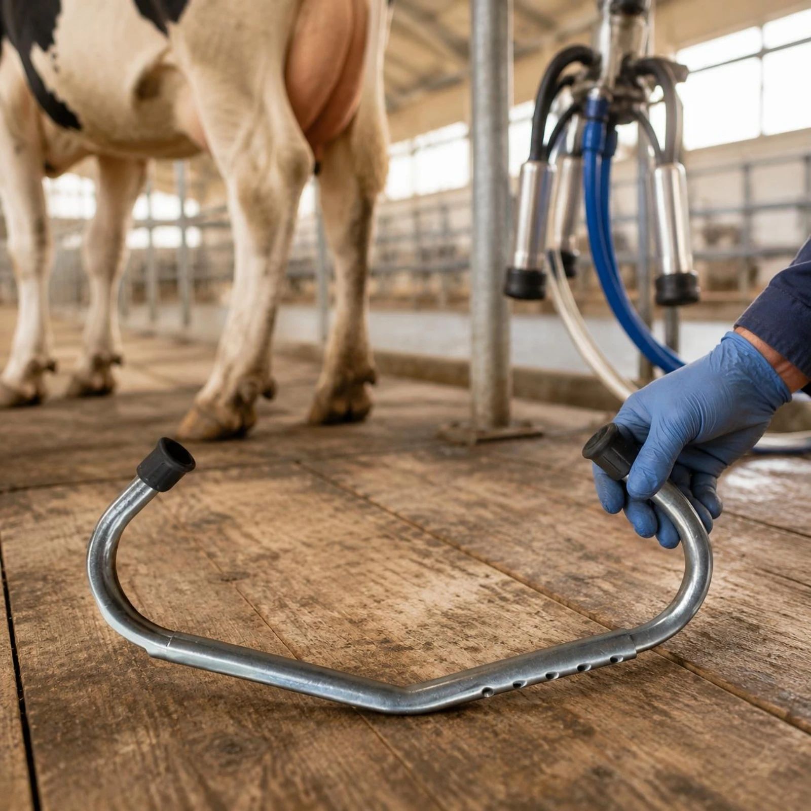 Adjustable Anti-Kick Bar Black End Caps Stainless Steel Kick Bar Farm Equipment Heavy Duty for Cattle Handling
Adjustable Anti-Kick Bar Black End Caps Stainless Steel Kick Bar Farm Equipment Heavy Duty for Cattle Handling