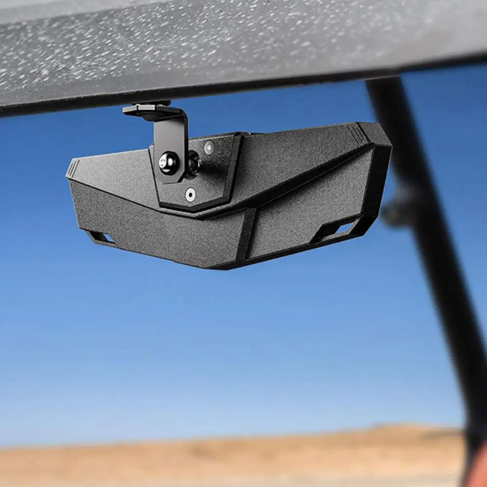 Atv Rearview Mirror Wide Angle Blind Spot Mirror for Utv Adjustable ABS Material Automotive Rear View Accessory