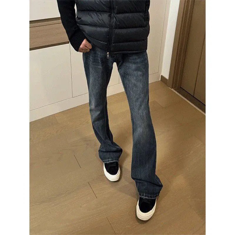 Deep Blue Men's Flared Jeans Autumn Winter Bamboo Texture American Vibe Long Leg Slim Straight Leg Pants Casual Vintage
Deep Blue Men's Flared Jeans Autumn Winter Bamboo Texture American Vibe Long Leg Slim Straight Leg Pants Casual Vintage