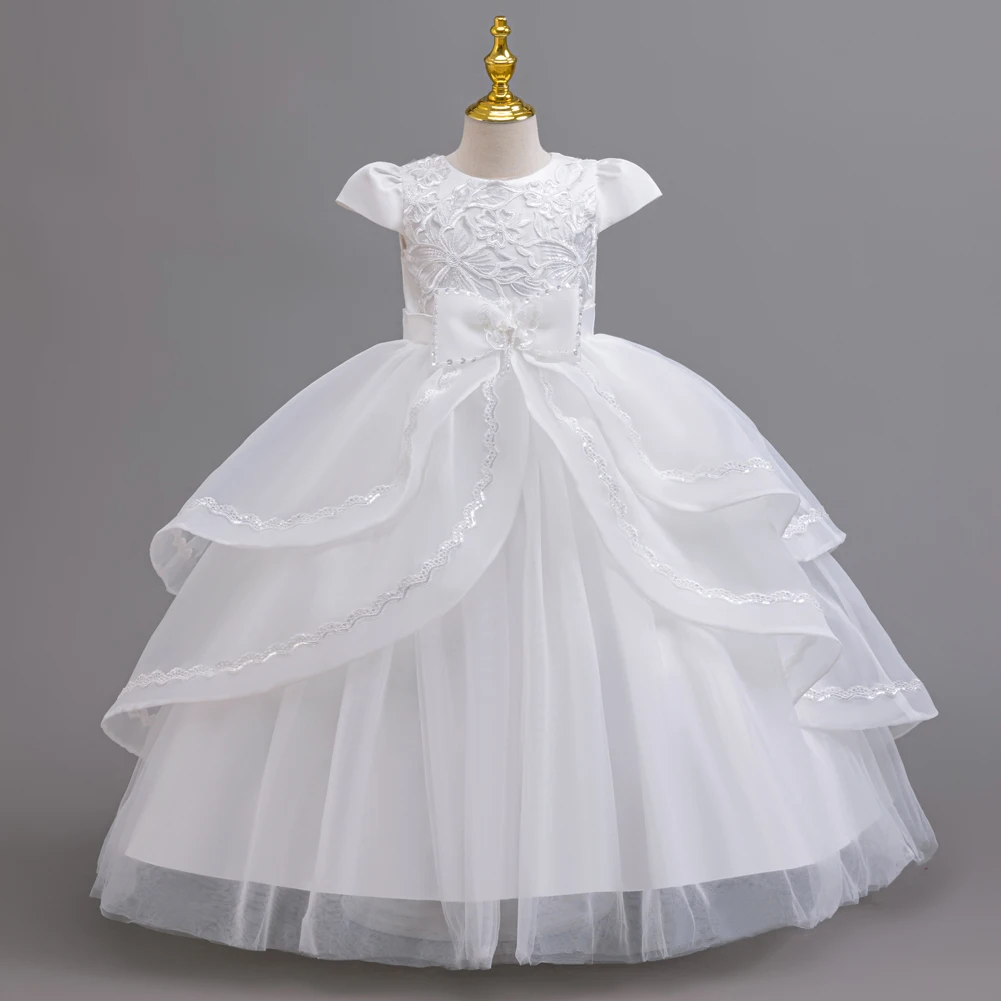 Kids Princess Dress With Bow Puffy Tulle For Advanced Piano Performance Evening Dinner Wedding Hostess Formal Party Outfit
Kids Princess Dress With Bow Puffy Tulle For Advanced Piano Performance Evening Dinner Wedding Hostess Formal Party Outfit