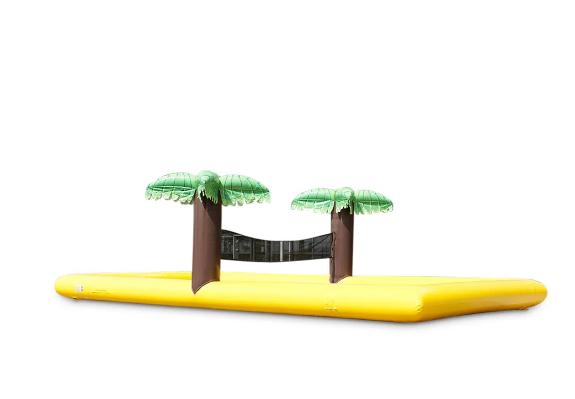 Beach Volleyball Inflatable Court Volleyball Field with Palm Tree for Outdoor Games
Beach Volleyball Inflatable Court Volleyball Field with Palm Tree for Outdoor Games