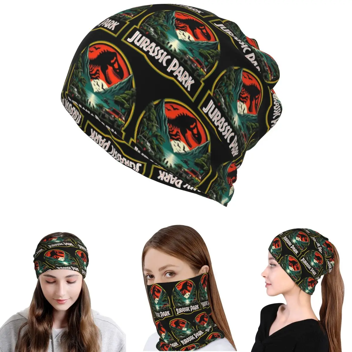 Jurassic World Logo Dinosaur Movie Bandana Neck Gaiter Wrap Mask Scarf Multi-use Headband Beanies Hat for Men Women Windproof
Jurassic World Logo Dinosaur Movie Bandana Neck Gaiter Wrap Mask Scarf Multi-use Headband Beanies Hat for Men Women Windproof