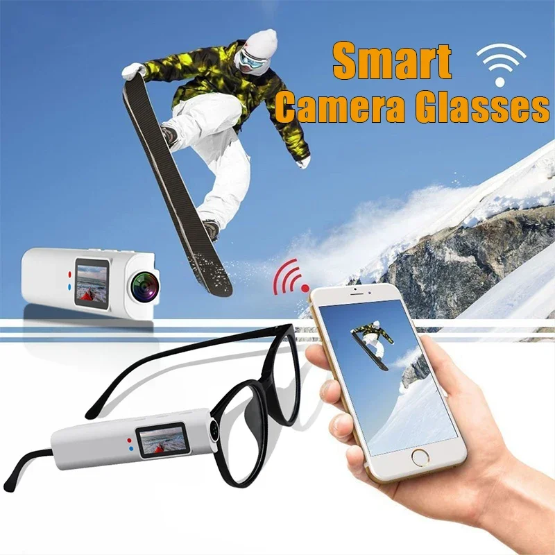 New Smart Glasses Sports Camera 1080P High-definition WIFI Mobile Internet Headset Replacement Glasses with Video Recording
New Smart Glasses Sports Camera 1080P High-definition WIFI Mobile Internet Headset Replacement Glasses with Video Recording