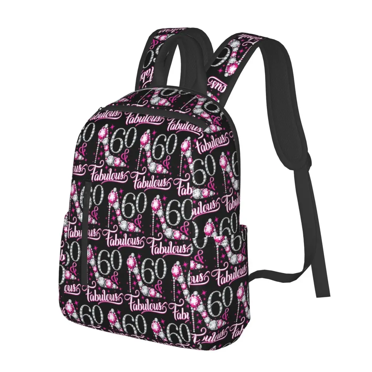 60th Birthday Design. 60 And Fabulous Lady's Backpack School Bag Hiking Travel Daypack for Men Women Bookbag Shoulder Bags
60th Birthday Design. 60 And Fabulous Lady's Backpack School Bag Hiking Travel Daypack for Men Women Bookbag Shoulder Bags