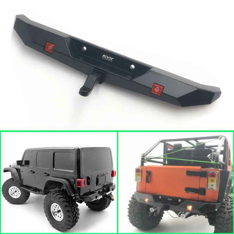 1 Set Simulation Metal Rear Bumper with Light for 1/10 RC Crawler Car Traxxas TRX4 AXIAL SCX10 III AX103007 Accessories
1 Set Simulation Metal Rear Bumper with Light for 1/10 RC Crawler Car Traxxas TRX4 AXIAL SCX10 III AX103007 Accessories
