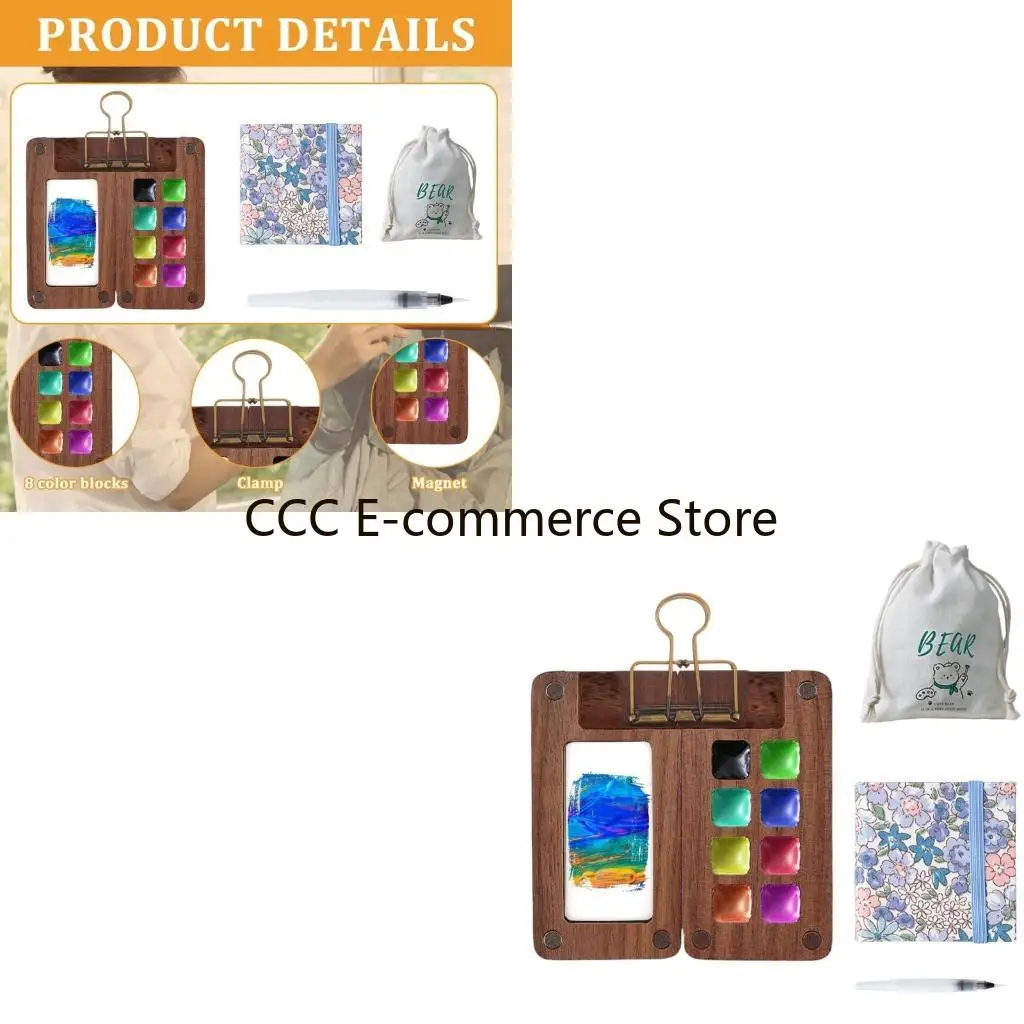 Travel Watercolor Set Small Paint Palette 8/15 Colors Watercolor Palette Set R58A
Travel Watercolor Set Small Paint Palette 8/15 Colors Watercolor Palette Set R58A