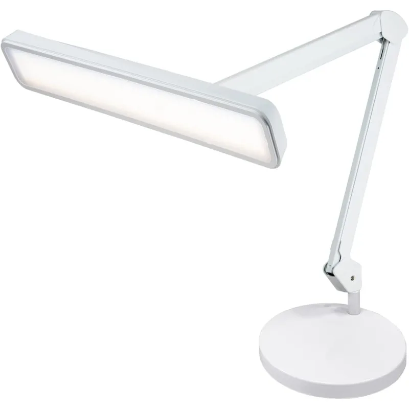 2,500 Lumens LED Task Lamp, 30W Super Bright Desk Lamp, Eye-Caring LED Lamp (Non-CCT with Base, White)
2,500 Lumens LED Task Lamp, 30W Super Bright Desk Lamp, Eye-Caring LED Lamp (Non-CCT with Base, White)