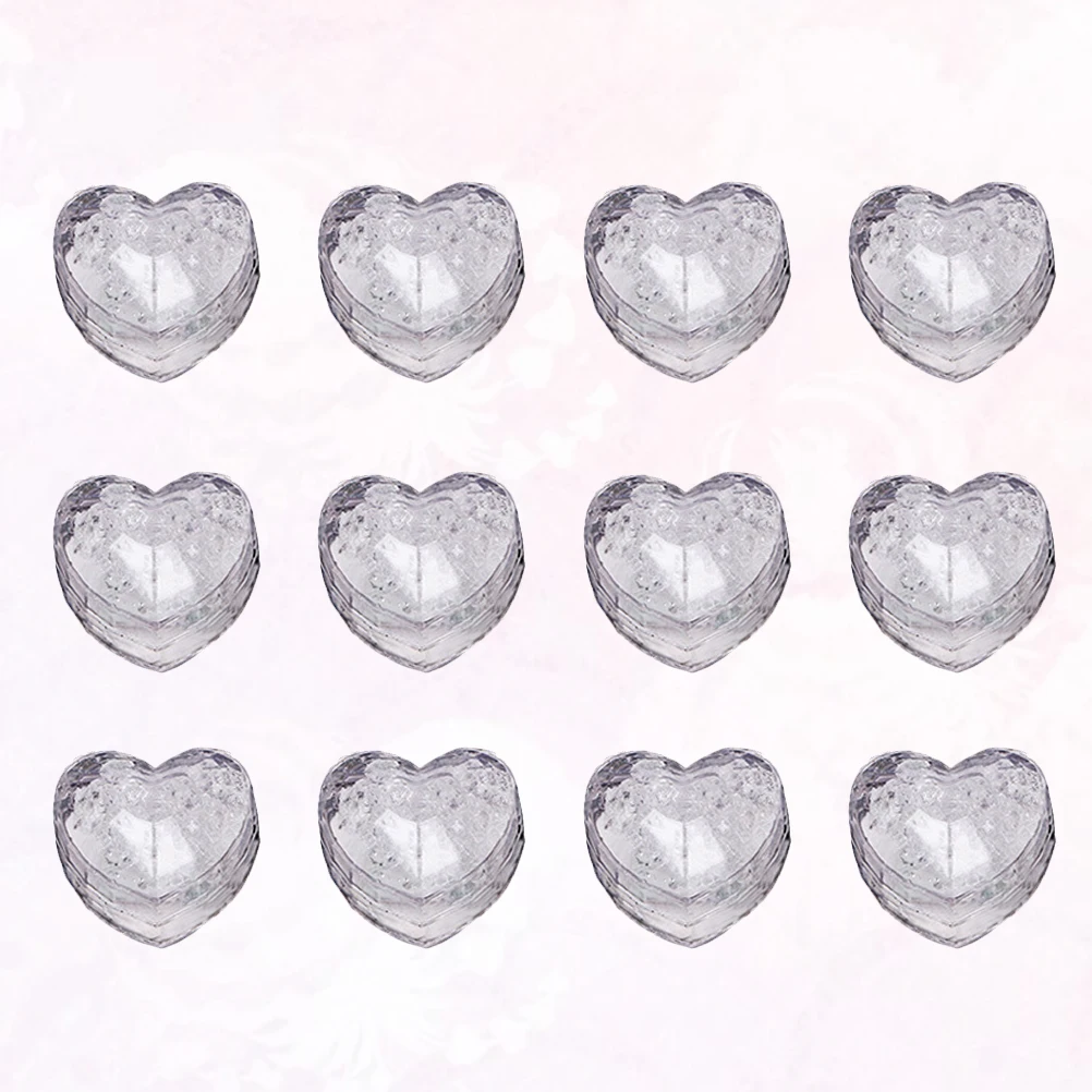 12Pcs LED Ice Cube Light-Up Colorful Heart Shape Decorations Party Supplies Wedding Festival Bar Ktv Club LED Ice Cube
12Pcs LED Ice Cube Light-Up Colorful Heart Shape Decorations Party Supplies Wedding Festival Bar Ktv Club LED Ice Cube