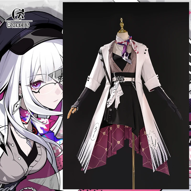ROLECOS Game Honkai Star Rail Nihilux Cosplay Costume Furbobo Weekly NPC Nihilux Women Dress Halloween Party Suit with Hat
ROLECOS Game Honkai Star Rail Nihilux Cosplay Costume Furbobo Weekly NPC Nihilux Women Dress Halloween Party Suit with Hat
