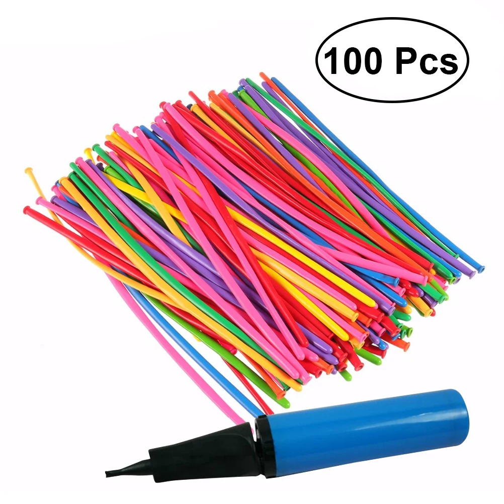 100pcs Long Balloons Latex Modeling Balloon Inflate Party Accessories Celebration Child Toy Event Decorations
100pcs Long Balloons Latex Modeling Balloon Inflate Party Accessories Celebration Child Toy Event Decorations