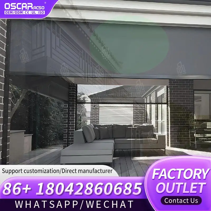 Моторизованные роликовые водонепроницаемые уличные жалюзи с молнией и большим шириной для патио, сада, балкона, беседки, тента, рулонные жалюзи
Моторизованные роликовые водонепроницаемые уличные жалюзи с молнией и большим шириной для патио, сада, балкона, беседки, тента, рулонные жалюзи