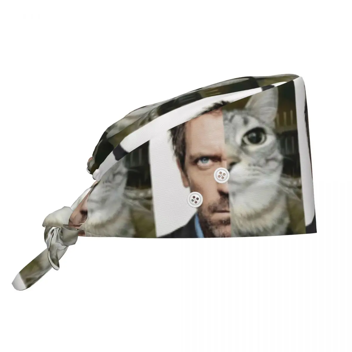 House MD Cat Meme Scrub Hat Doctor Working Surgical Cap Unisex Adjustable Nursing Caps for Dentist
House MD Cat Meme Scrub Hat Doctor Working Surgical Cap Unisex Adjustable Nursing Caps for Dentist