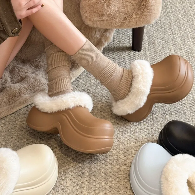 Зимние тапочки женские уличные водонепроницаемые и маслостойкие, теплые и нескользящие хлопковые тапочки с толстой подошвой
Зимние тапочки женские уличные водонепроницаемые и маслостойкие, теплые и нескользящие хлопковые тапочки с толстой подошвой