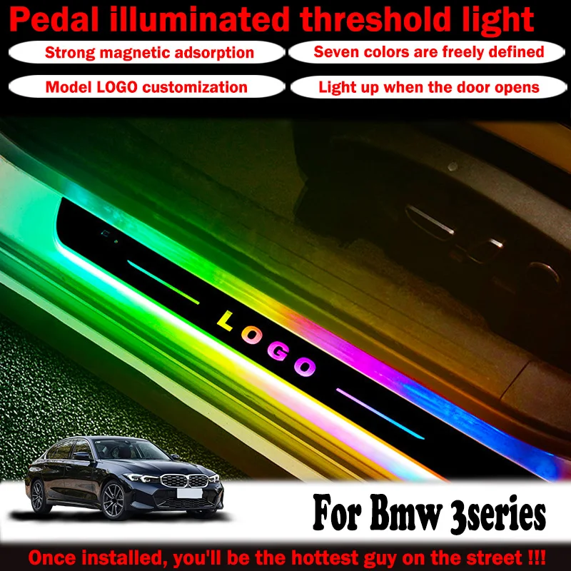 For Bmw 3 series car threshold light custom logo LED welcome light threshold pedal light accessories easy to install
For Bmw 3 series car threshold light custom logo LED welcome light threshold pedal light accessories easy to install