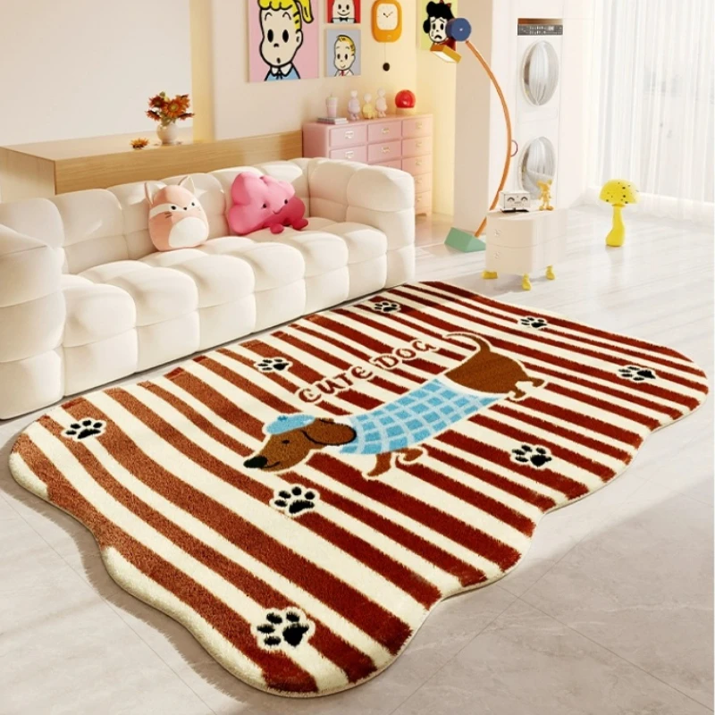 Irregular Shape Living Room Decoration Carpet Home Fluffy Soft Rug Dopamine Color Rugs for Bedroom Thick Plush Bedside Floor Mat
Irregular Shape Living Room Decoration Carpet Home Fluffy Soft Rug Dopamine Color Rugs for Bedroom Thick Plush Bedside Floor Mat
