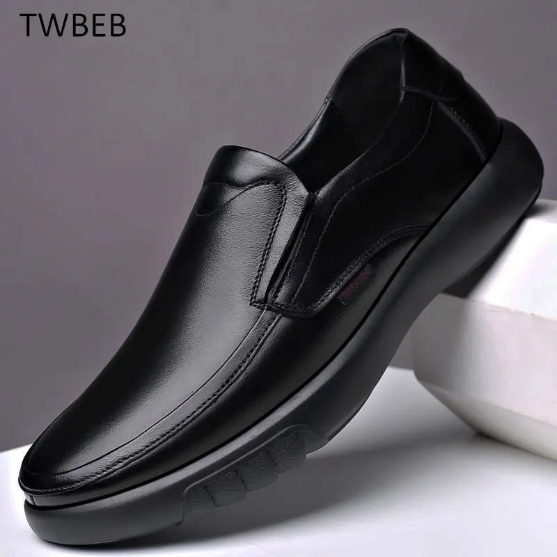 Модные мужские туфли из натуральной кожи + микрофибры, размеры 39–44, мягкие нескользящие резиновые лоферы, мужская повседневная кожаная обувь
Модные мужские туфли из натуральной кожи + микрофибры, размеры 39–44, мягкие нескользящие резиновые лоферы, мужская повседневная кожаная обувь