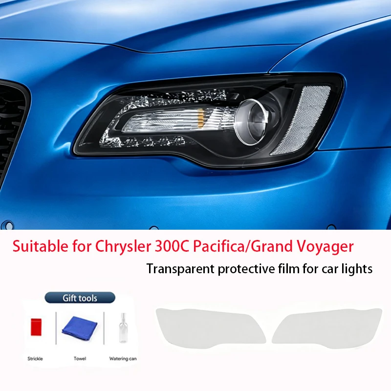 Fit for Chrysler 300C Pacifica Voyager Transparent Smoked Black TPU Front Headlight Protective Film Anti-Scratch UV Resistant Vi
Fit for Chrysler 300C Pacifica Voyager Transparent Smoked Black TPU Front Headlight Protective Film Anti-Scratch UV Resistant Vi