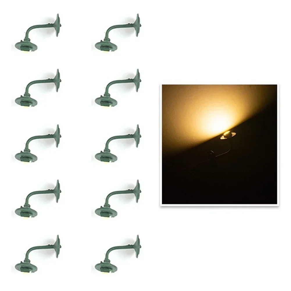 10Pcs Model Wall Lights Railway Warm White LED Light HO Scale 1:87 Model Lamp Making Railroad Park Garden train Dollhouse Decor
10Pcs Model Wall Lights Railway Warm White LED Light HO Scale 1:87 Model Lamp Making Railroad Park Garden train Dollhouse Decor