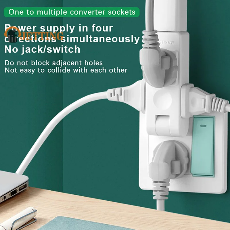 Электрическая розетка 4 в 1, адаптер с вращающейся вилкой, удлинитель настенной розетки, адаптер для путешествий, портативный преобразователь мощности
Электрическая розетка 4 в 1, адаптер с вращающейся вилкой, удлинитель настенной розетки, адаптер для путешествий, портативный преобразователь мощности