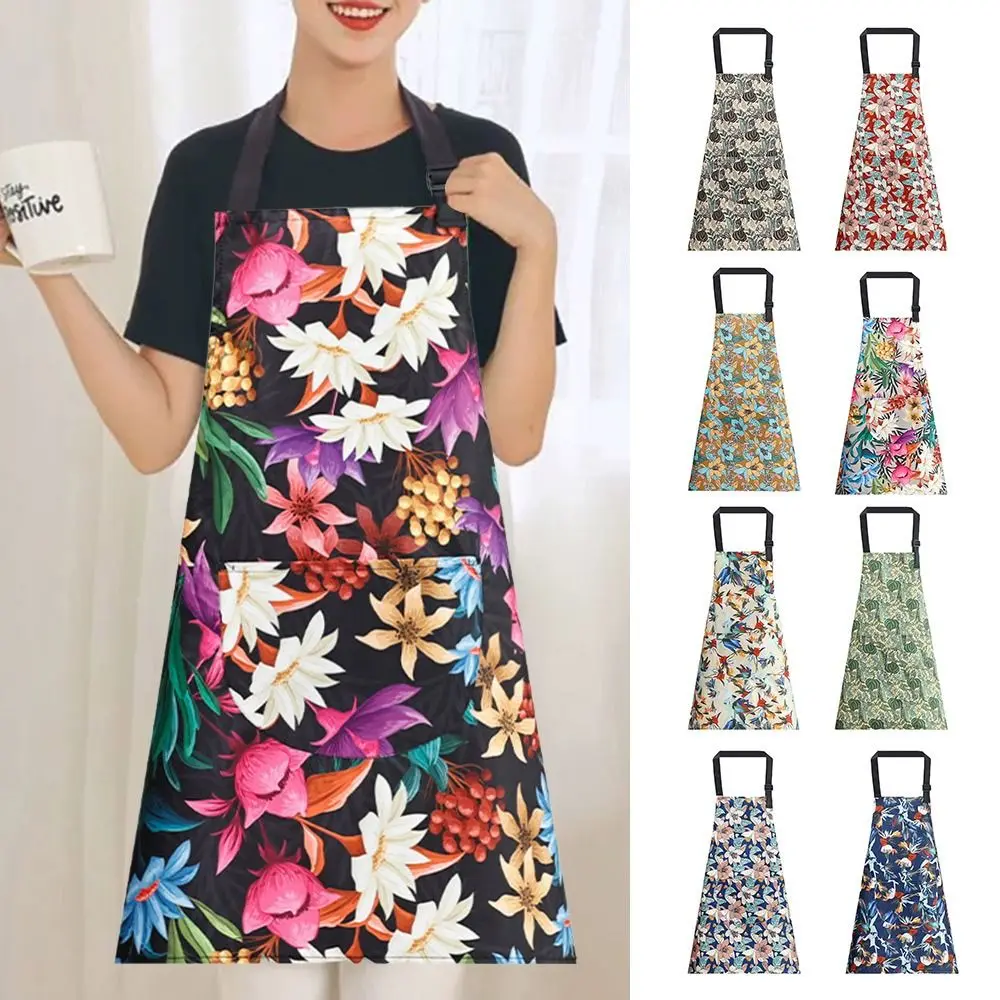 Flower Print Kitchen Apron Anti-fouling Sleeveless Cooking Baking Bibs Waterproof Breathable Catering Work Clothes for Women
Flower Print Kitchen Apron Anti-fouling Sleeveless Cooking Baking Bibs Waterproof Breathable Catering Work Clothes for Women