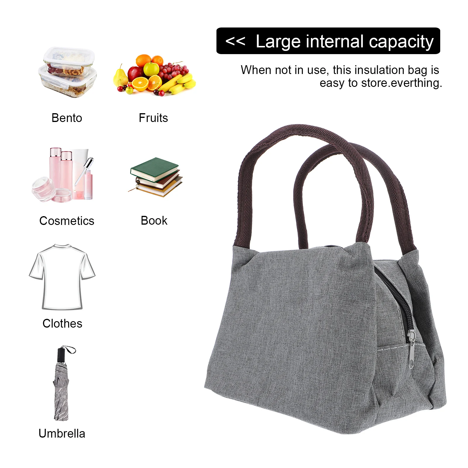 Reusable Lunch Bag Oxford Cloth Food Delivery Bag Cooler Portable Food Storage Bags Home Office Outdoor
Reusable Lunch Bag Oxford Cloth Food Delivery Bag Cooler Portable Food Storage Bags Home Office Outdoor