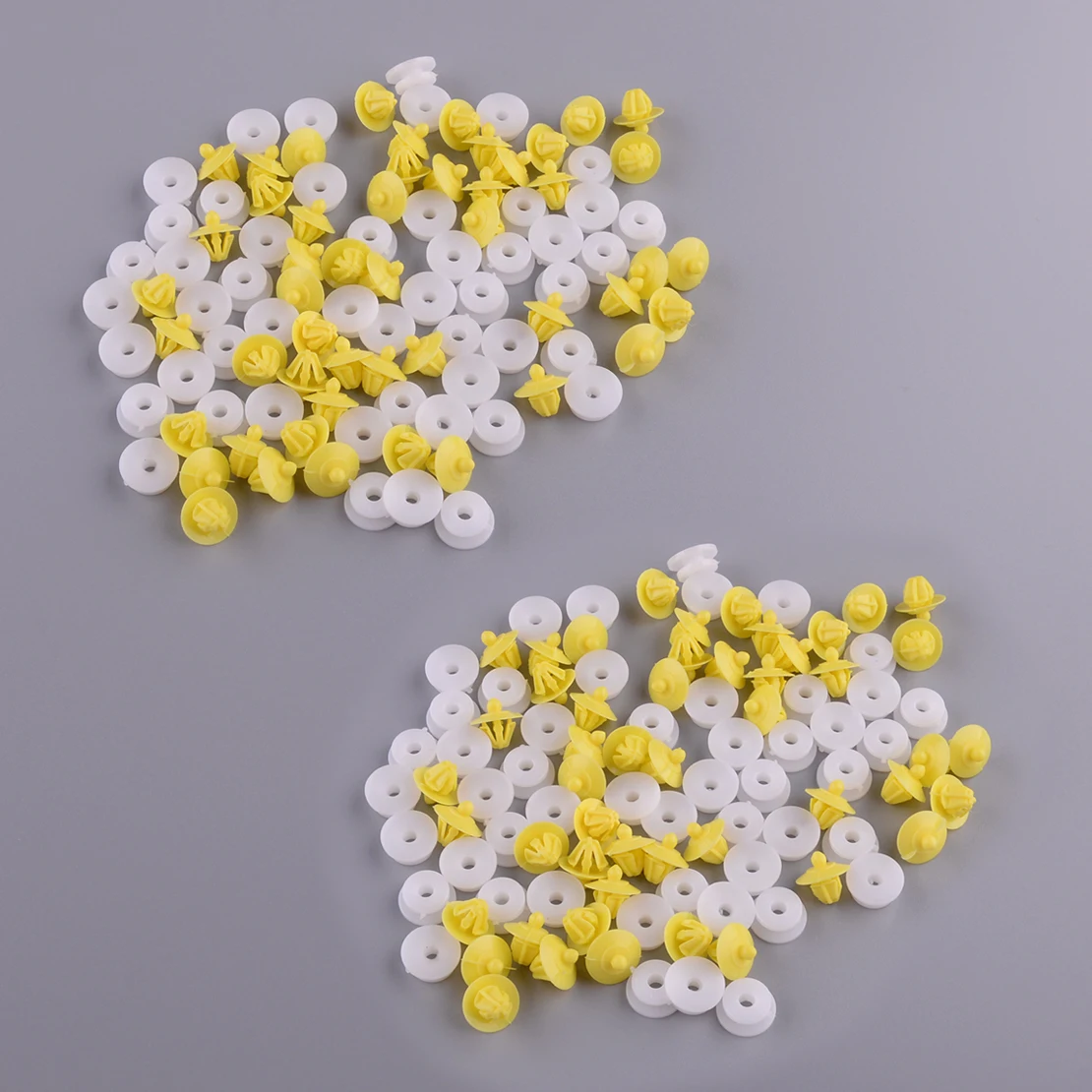 Клипсы Автомобильные пластиковые для молдинга дверей, 100 шт./компл. 
Клипсы Автомобильные пластиковые для молдинга дверей, 100 шт./компл.