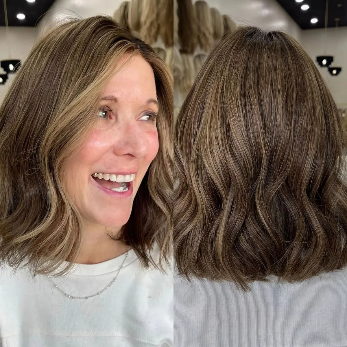 Роскошные каштановые коричневые прямые парики спереди, свободный пробор, Ombre Bob HD, синтетический парик, натуральная линия волос, костюм для женщин, повседневное использование
Роскошные каштановые коричневые прямые парики спереди, свободный пробор, Ombre Bob HD, синтетический парик, натуральная линия волос, костюм для женщин, повседневное использование