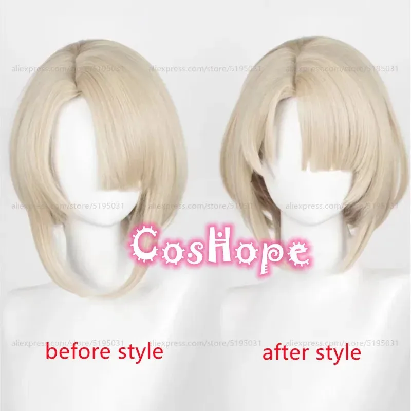 Freminet женский 30 см короткие волосы светло-бежево-золотой парик аниме косплей парики термостойкие синтетические k;3,c'5.b;8'
Freminet женский 30 см короткие волосы светло-бежево-золотой парик аниме косплей парики термостойкие синтетические k;3,c'5.b;8'