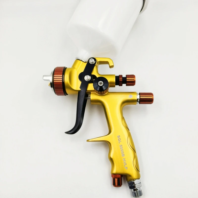 Cross-border 5000B upper pot spray gun, pneumatic spray gun, high atomization spray gun, pneumatic paint surface paint
Cross-border 5000B upper pot spray gun, pneumatic spray gun, high atomization spray gun, pneumatic paint surface paint