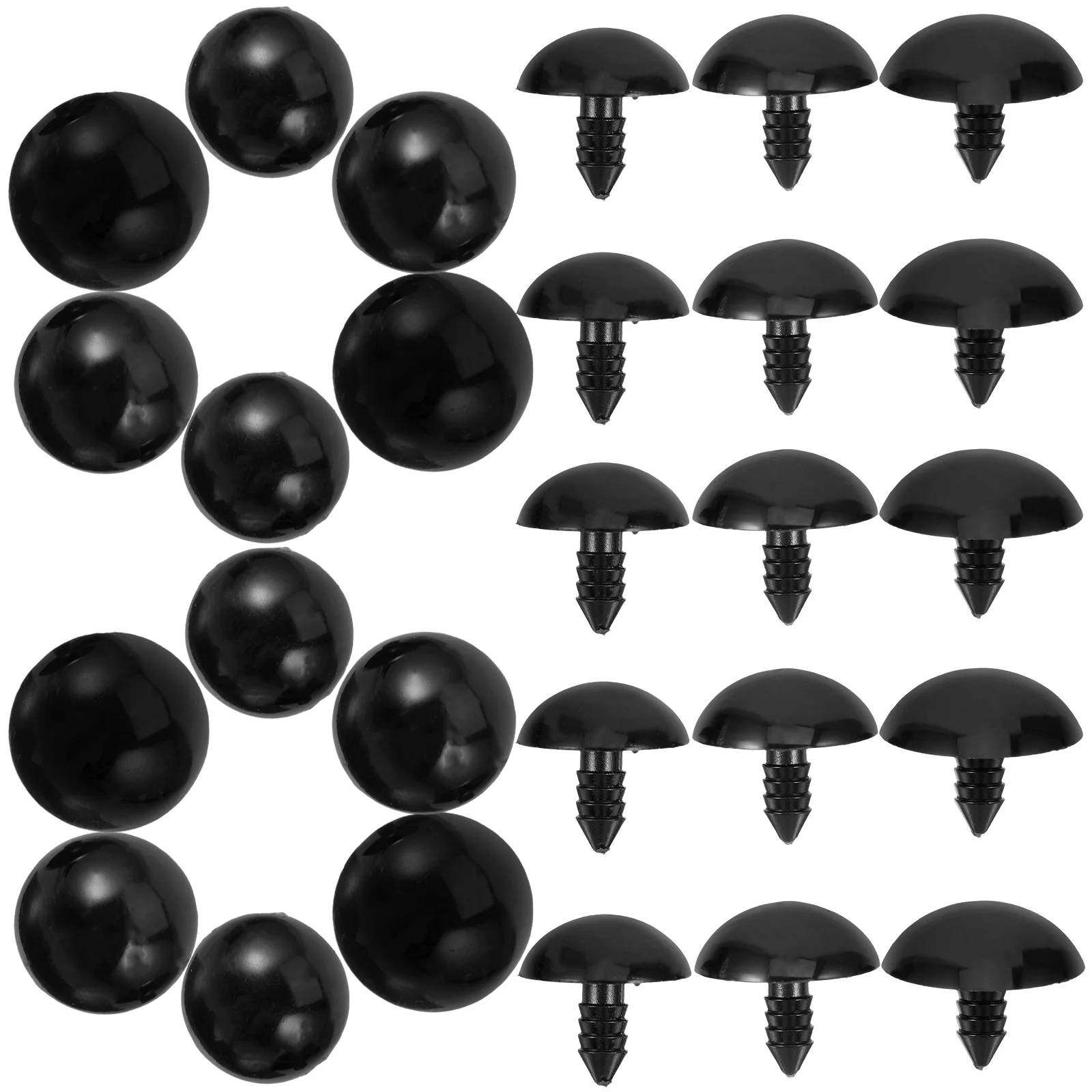 30 Pcs Thread Eye Toys Louse Plush Decor Eyes for DIY Fake Stuffed Animal Artificial Decorative
30 Pcs Thread Eye Toys Louse Plush Decor Eyes for DIY Fake Stuffed Animal Artificial Decorative