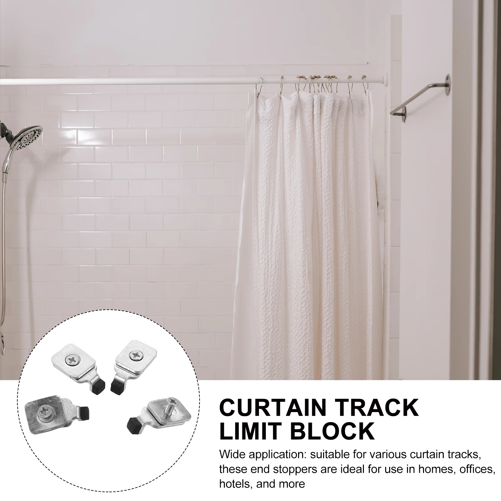 10 Pcs Curtain Track Head Divider Rail Stopper Supply Slide End Stops Accessory Plug Ceiling Replacement Parts Curtains 
10 Pcs Curtain Track Head Divider Rail Stopper Supply Slide End Stops Accessory Plug Ceiling Replacement Parts Curtains