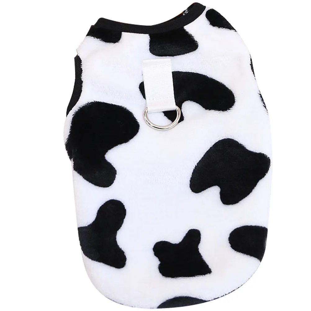 Cute Cow Print Dog Clothes Winter Warm Costume Puppy Vest Decorative Fleece Clothing For Cold Days Outdoor Comfortable Windproof
Cute Cow Print Dog Clothes Winter Warm Costume Puppy Vest Decorative Fleece Clothing For Cold Days Outdoor Comfortable Windproof