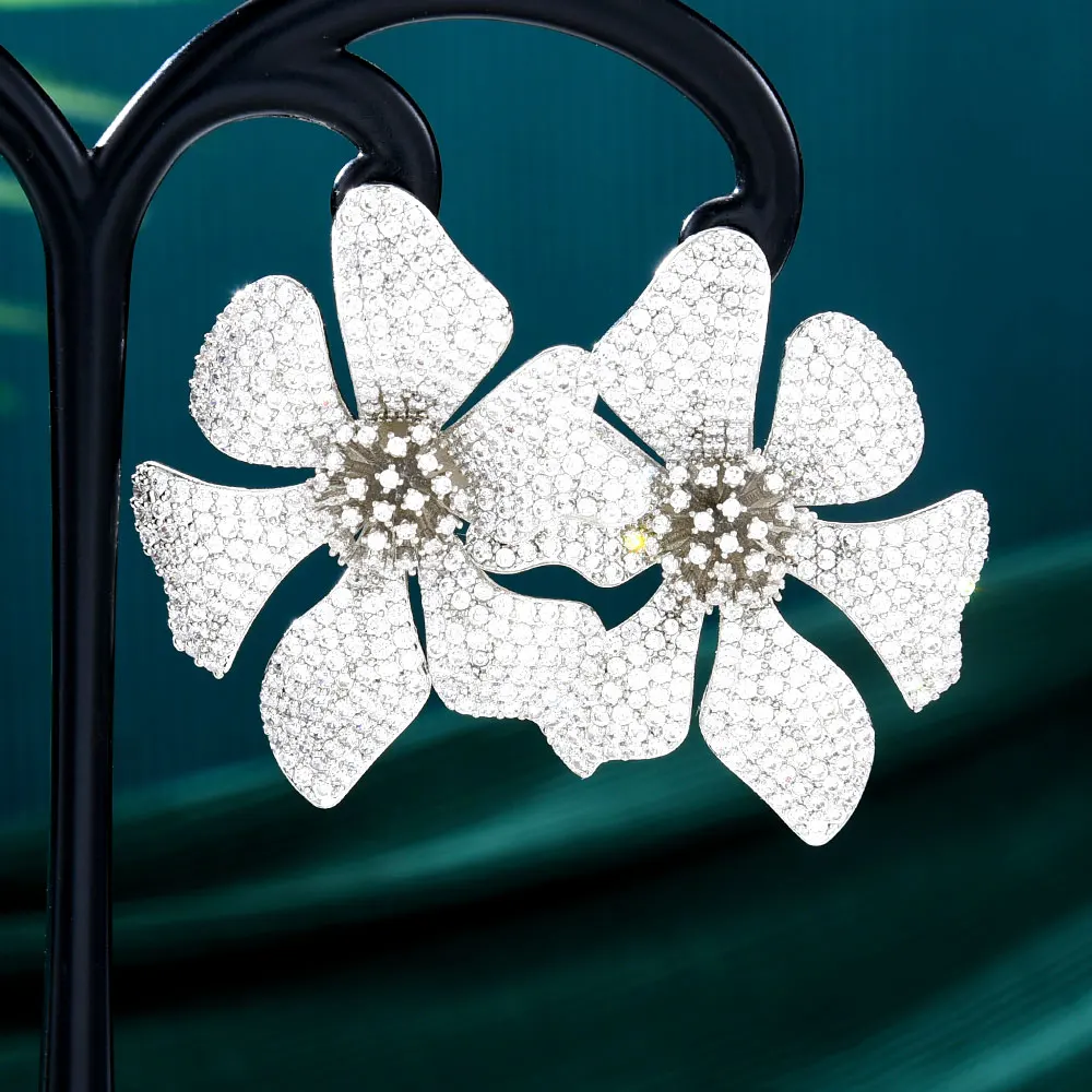 GODKI Romantic Green Flower Earrings For Women Wedding Party CZ Dubai Bridal Earrings boucle d'oreille Trendy Jewelry Gift
GODKI Romantic Green Flower Earrings For Women Wedding Party CZ Dubai Bridal Earrings boucle d'oreille Trendy Jewelry Gift