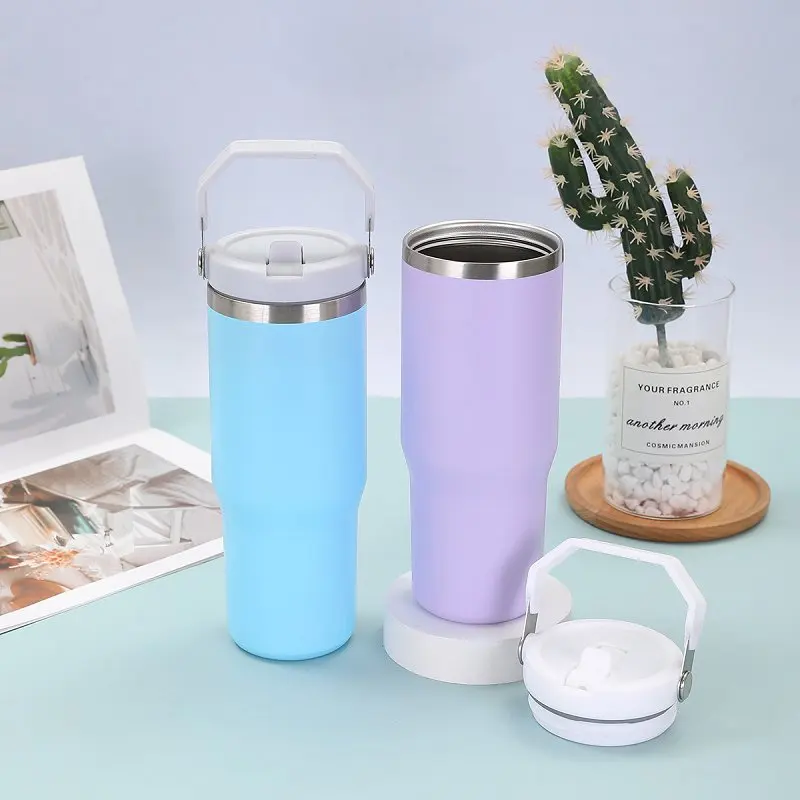 30oz Premium Stainless Steel Insulated Cup with Straw One Hand Open Lid Sweat Resistant Design for Men Women Travel
30oz Premium Stainless Steel Insulated Cup with Straw One Hand Open Lid Sweat Resistant Design for Men Women Travel