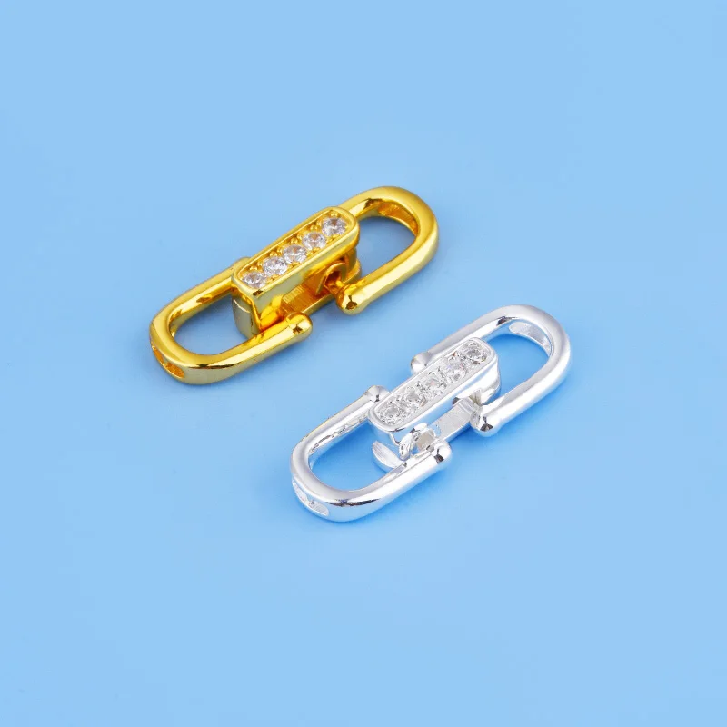 925 sterling silver pearl bracelet, necklace connection clasp, handmade DIY beaded accessories
925 sterling silver pearl bracelet, necklace connection clasp, handmade DIY beaded accessories