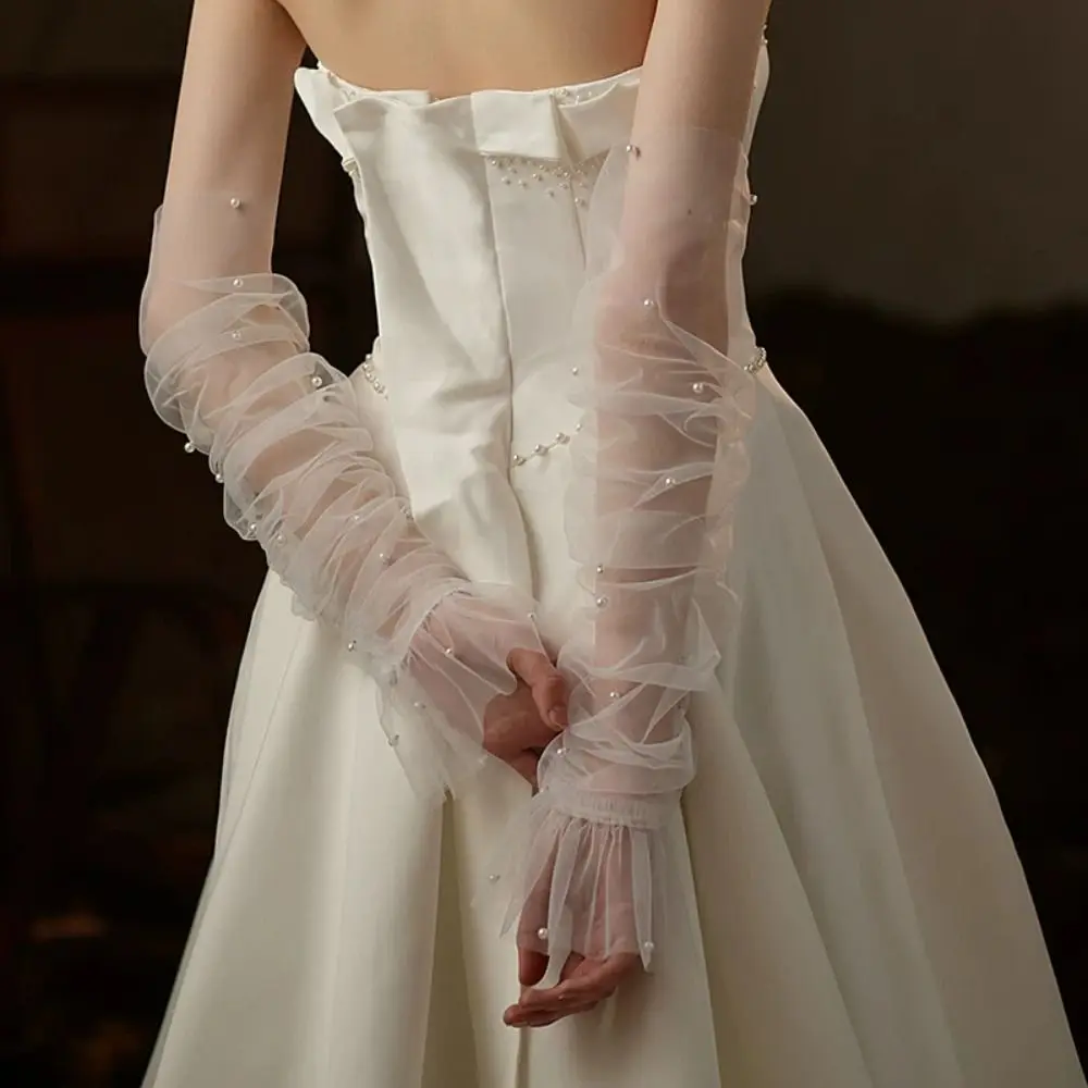 Lace Bridal Long White Gloves White Costume Accessory Brides Arm Cuffs Versatile Fake Sleeves Cuffs Women,Brides,Bridesmaid
Lace Bridal Long White Gloves White Costume Accessory Brides Arm Cuffs Versatile Fake Sleeves Cuffs Women,Brides,Bridesmaid
