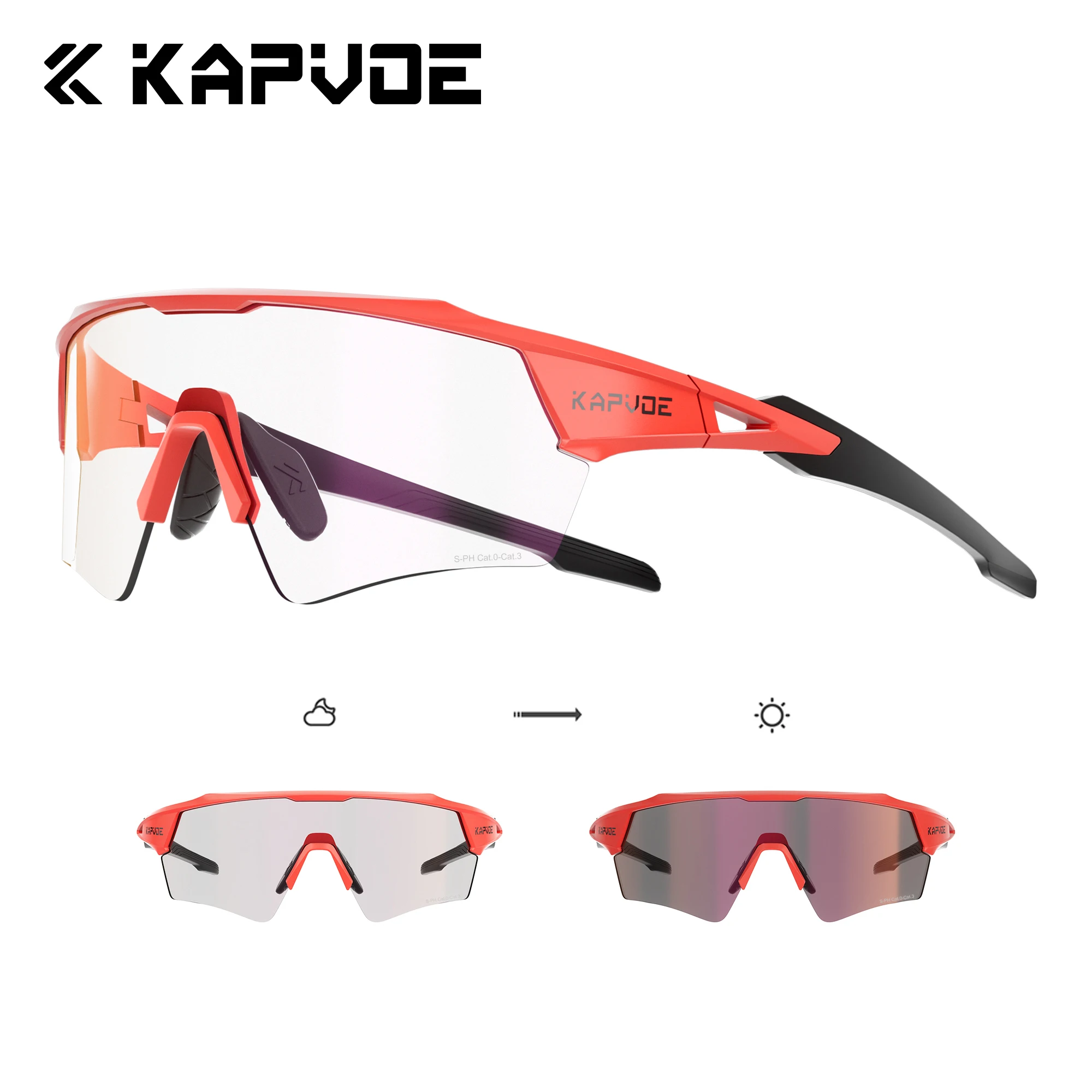 Kapvoe 2026 Photochromic Cycling Sunglasses Lightweight UV400 Sunglasses for Men Women Bike MTB Outdoor Hiking Eyewear Riding
Kapvoe 2026 Photochromic Cycling Sunglasses Lightweight UV400 Sunglasses for Men Women Bike MTB Outdoor Hiking Eyewear Riding