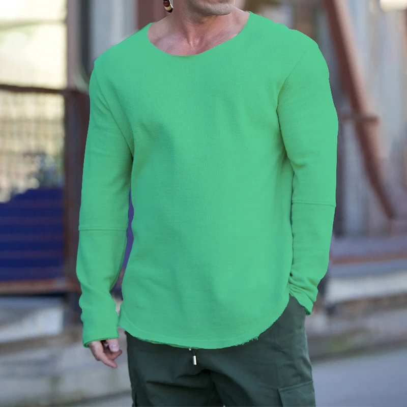 Casual Sweatshirts Men's Clothing Fall Fashion Long Sleeve Loose Ripped Design Sweatshirt Leisure Solid Color O Neck Men Tops
Casual Sweatshirts Men's Clothing Fall Fashion Long Sleeve Loose Ripped Design Sweatshirt Leisure Solid Color O Neck Men Tops