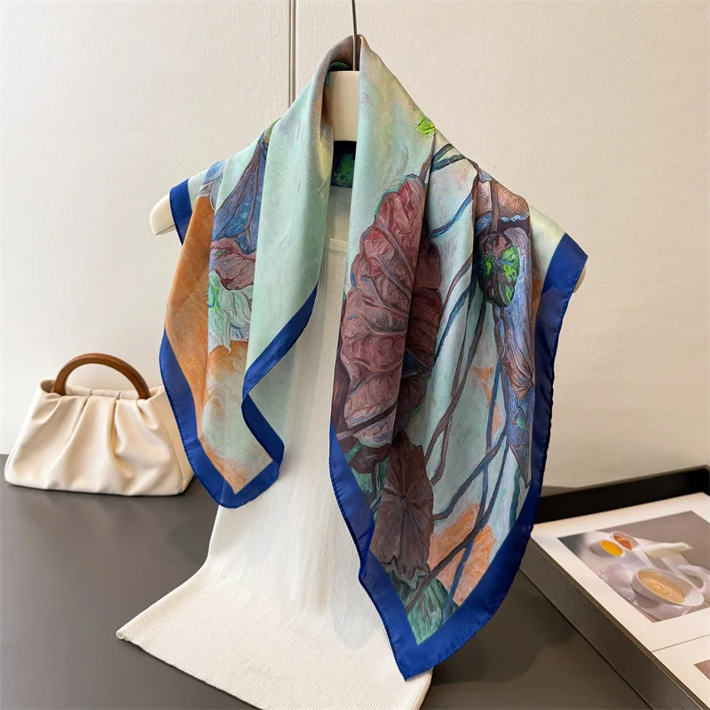 Neckerchief Female Luxury Square Scarf for Women Silk Feeling Shawl Satin Hijab Fashion Wraps Hair Bands Ribbon Headband Bandann
Neckerchief Female Luxury Square Scarf for Women Silk Feeling Shawl Satin Hijab Fashion Wraps Hair Bands Ribbon Headband Bandann