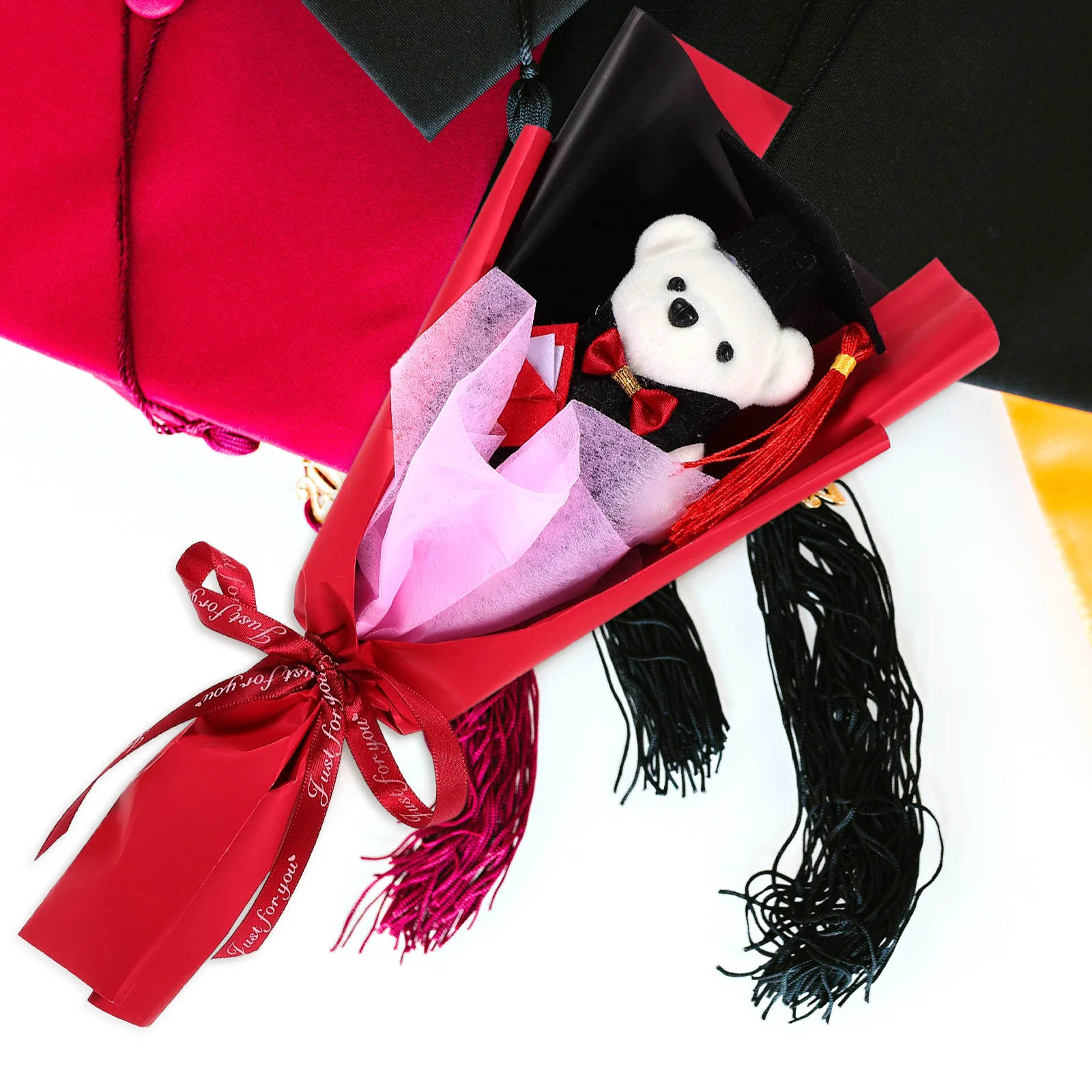 The Gift Graduation Bouquet Bear Sunflower Gifts for Grads Banquet with Mother
The Gift Graduation Bouquet Bear Sunflower Gifts for Grads Banquet with Mother