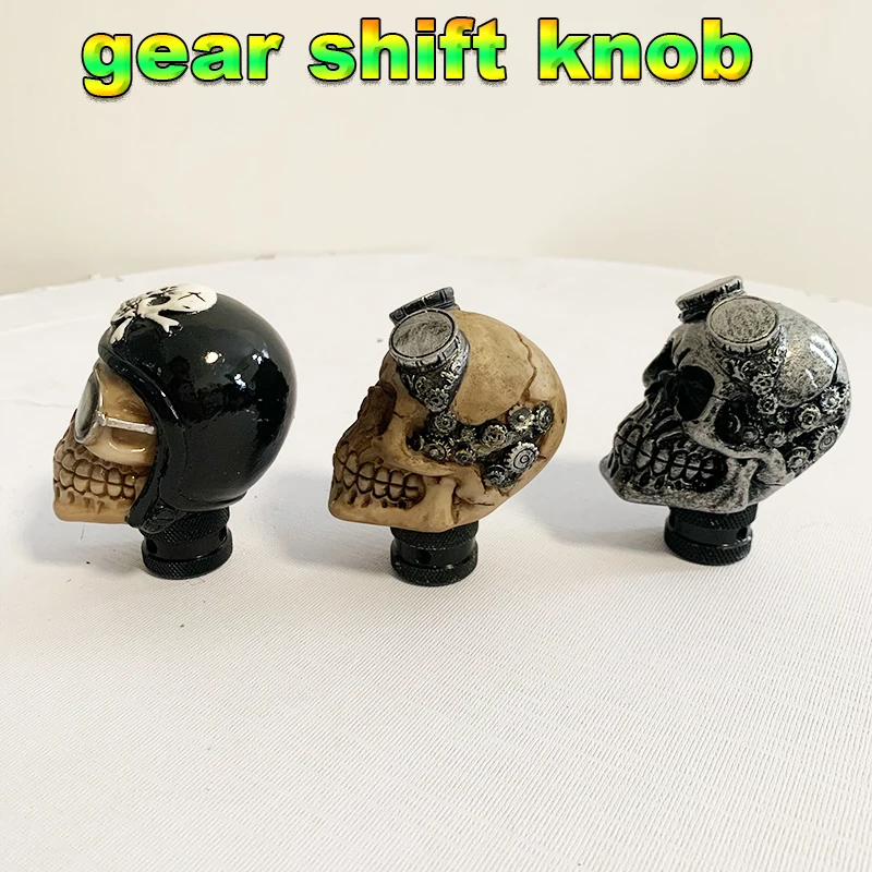 Universal Skull Head Gear Lever Gear Shifts Knob Skeleton Shape Gear Shift Knob Manual Transmission Gear Shifts Knob
Universal Skull Head Gear Lever Gear Shifts Knob Skeleton Shape Gear Shift Knob Manual Transmission Gear Shifts Knob 