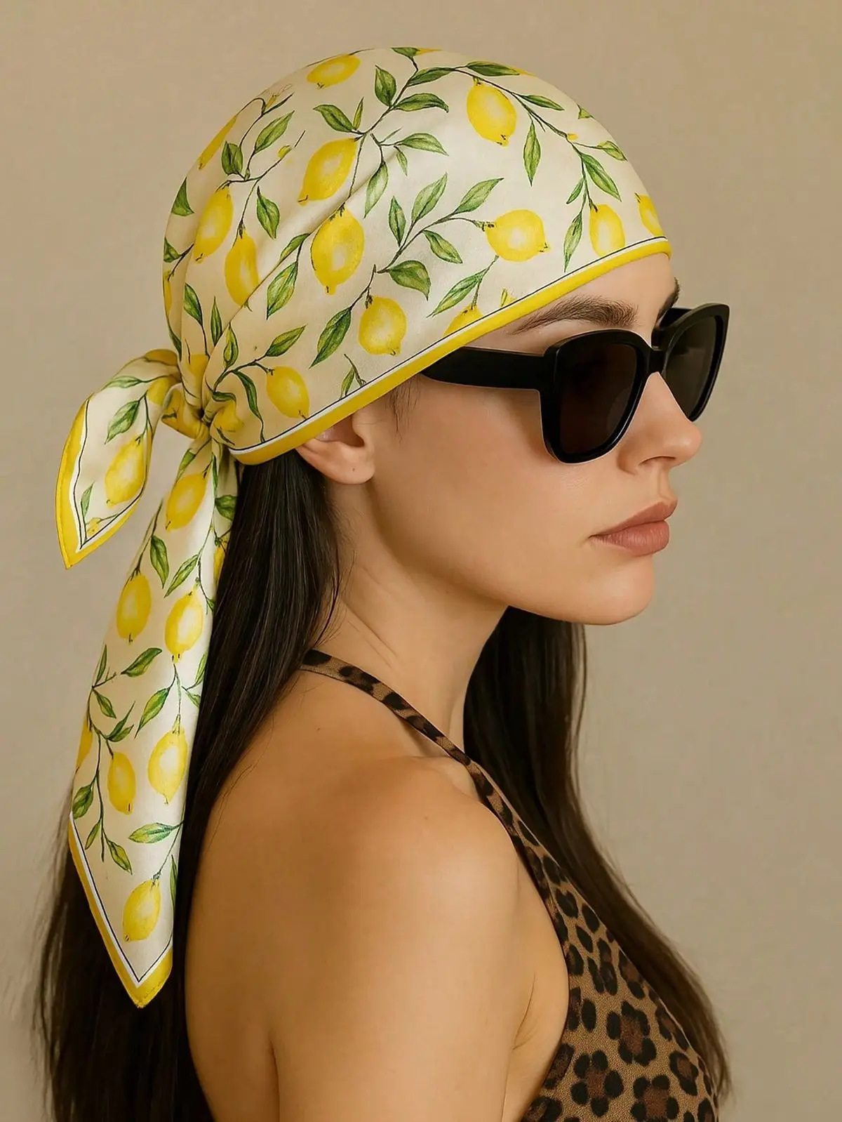 70x70CM Women's Elegant Retro Fashion Lemon New Silk Satin Scarf, Bohemian Vintage Casual Ladies' Neck Scarf/Shawl, Lightweig
70x70CM Women's Elegant Retro Fashion Lemon New Silk Satin Scarf, Bohemian Vintage Casual Ladies' Neck Scarf/Shawl, Lightweig