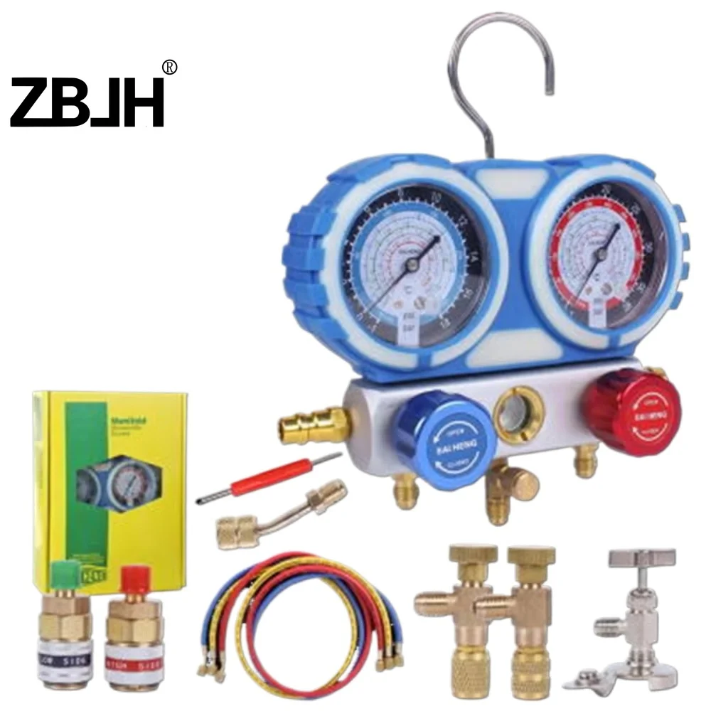 Refrigerant Car air conditioning pressure gauge regulator double valve Air conditioning and fluoride tool kit
Refrigerant Car air conditioning pressure gauge regulator double valve Air conditioning and fluoride tool kit