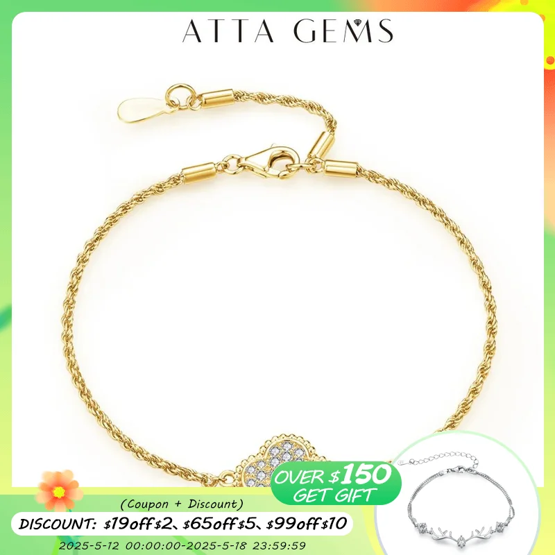 ATTAGEMS Luxury Bezel Moissanite Bracelet 925 Sterling Silver Chain Bracelets For Women Grils Adjustable Hand Fine Jewelry Gift
ATTAGEMS Luxury Bezel Moissanite Bracelet 925 Sterling Silver Chain Bracelets For Women Grils Adjustable Hand Fine Jewelry Gift