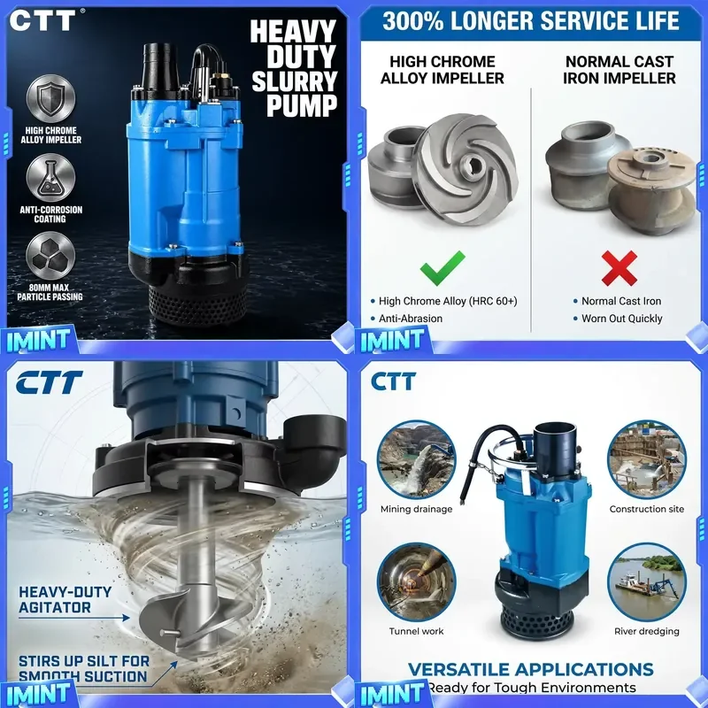Professional 7.5KW High Concentration Sludge Handling Cast Iron Submersible KBZ Slurry Pump for Drainage Infrastructure
Professional 7.5KW High Concentration Sludge Handling Cast Iron Submersible KBZ Slurry Pump for Drainage Infrastructure